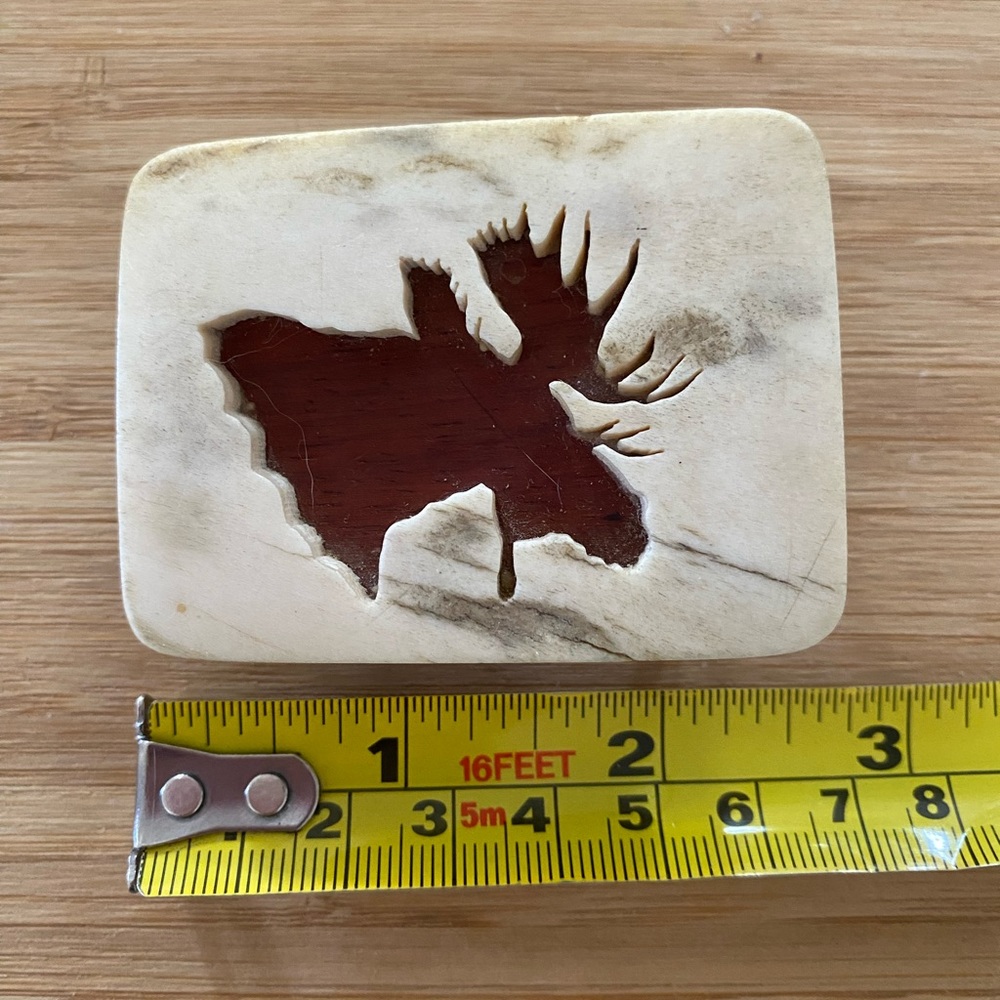 Alaskan Belt Buckle walrus ivory cut-out - Picture 8 of 9